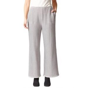 NEW HABITAT opposites attract easy flood pants in winter white